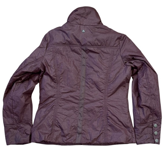 PrAna Chantal Burgundy Purple Light Puffer Jacket Women’s M Outdoor Camping - Picture 2 of 16